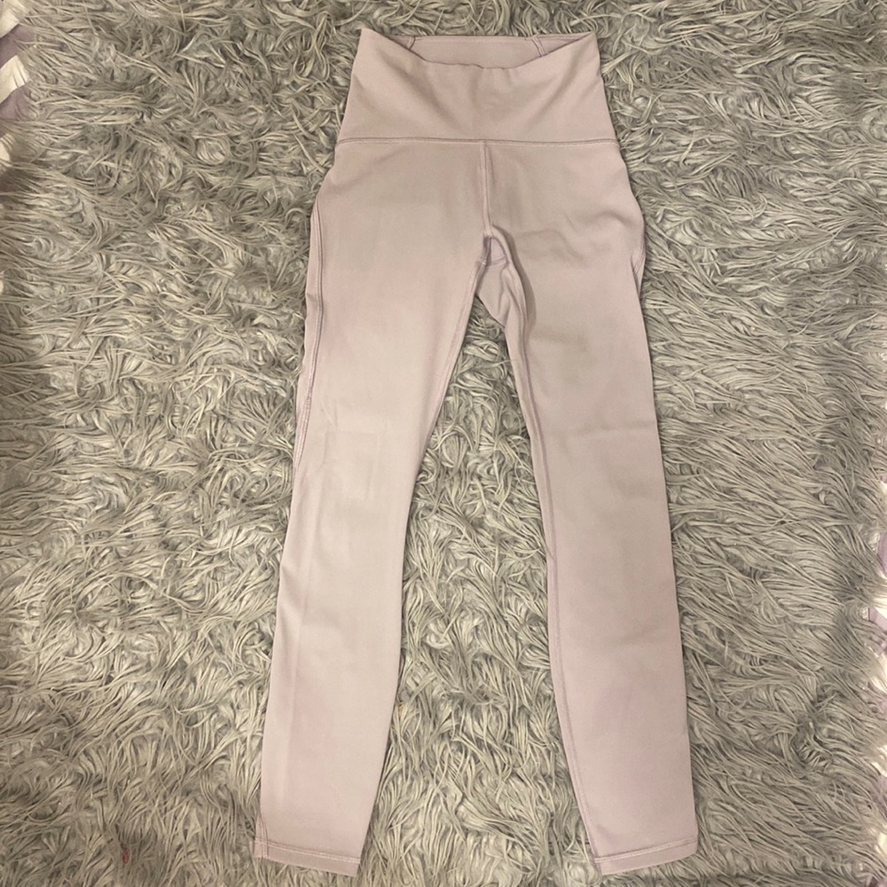 Lululemon Train Times Pant 7/8 Yoga Pants Violet Verbena